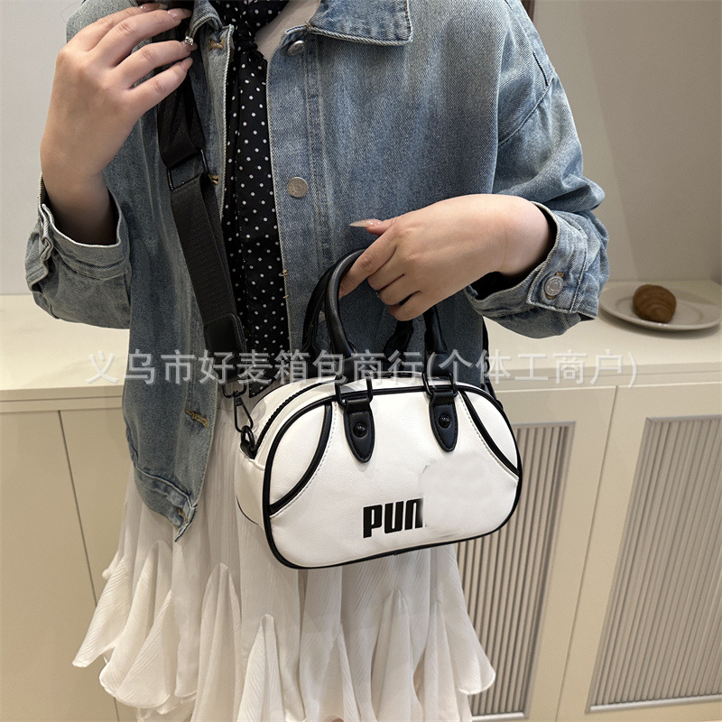 국경을 넘나드는 새로운 트렌디 브랜드 크로스백 밀레니얼 스타일 캐주얼 숄더백 심플하고 패셔너블한 고급 휴대용 소형 가방