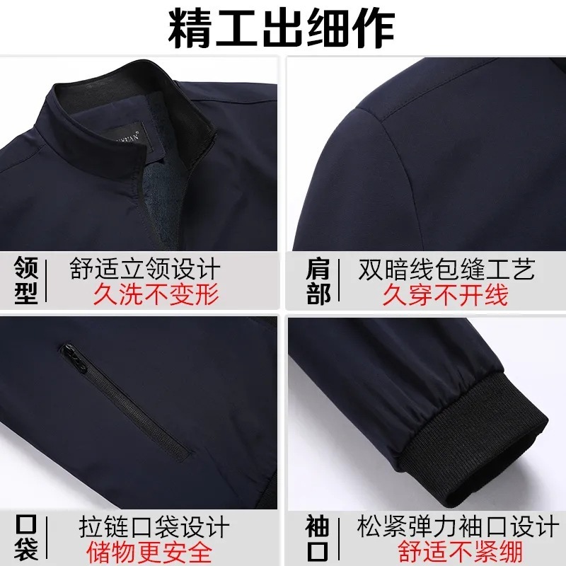爸爸冬装外套加绒加厚中老年人夹克衫男保暖秋冬季爷爷棉衣服批发|undefined