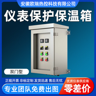 Internal and External Double-Door Instrument Insulation Protection Box Pressure Transmitter Insulation Box Electric Heating Instrument Box Manufacturer Direct Sales