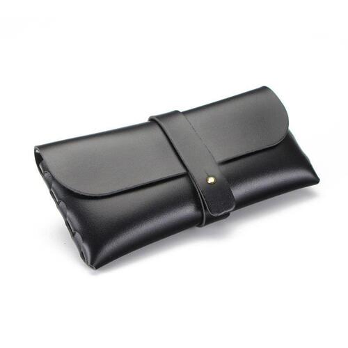 Dropshipping leather glasses case, sunglasses case, multifunctional screwdriver, glasses bag, polarized test card, glasses cloth