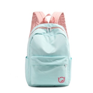 CHARHP & KEJNT genuine goods mint backpack small fresh color matching backpack junior high school student schoolbag
