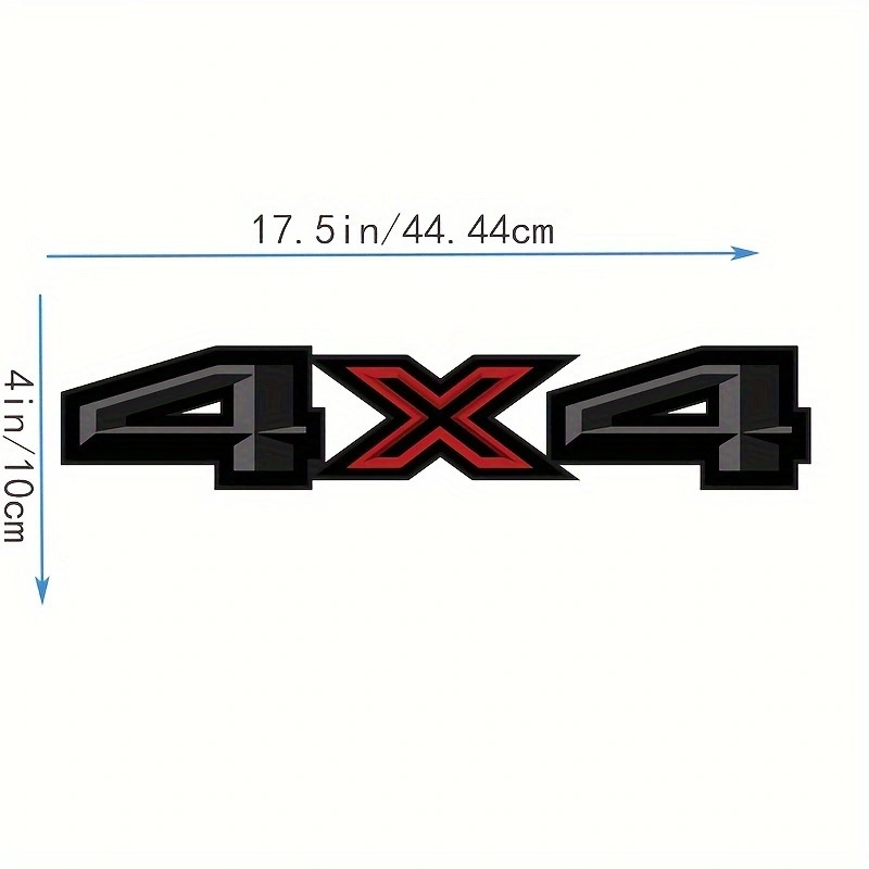 Comercio electrónico transfronterizo 4x4 pegatinas de coche todoterreno pegatinas de cola de coche modificadas FX4 calcomanías decorativas impresión en color de camión talla