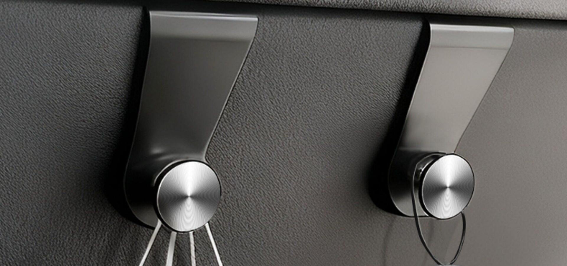 Tesla's New Version of Model 3 Front Passenger Glove Box Hook Car Interior Storage Accessories