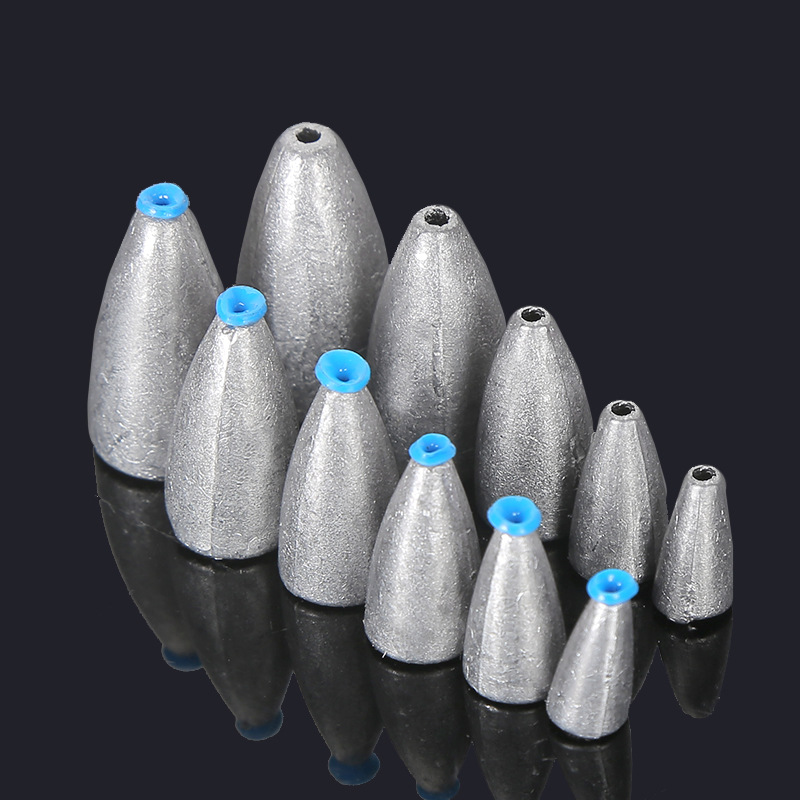 Fishing gear, plastic core bullet, lead pendant, lure, lead pendant, bullet, lead pendant, fishing rod, anti-hanging bottom bullet, lead pendant
