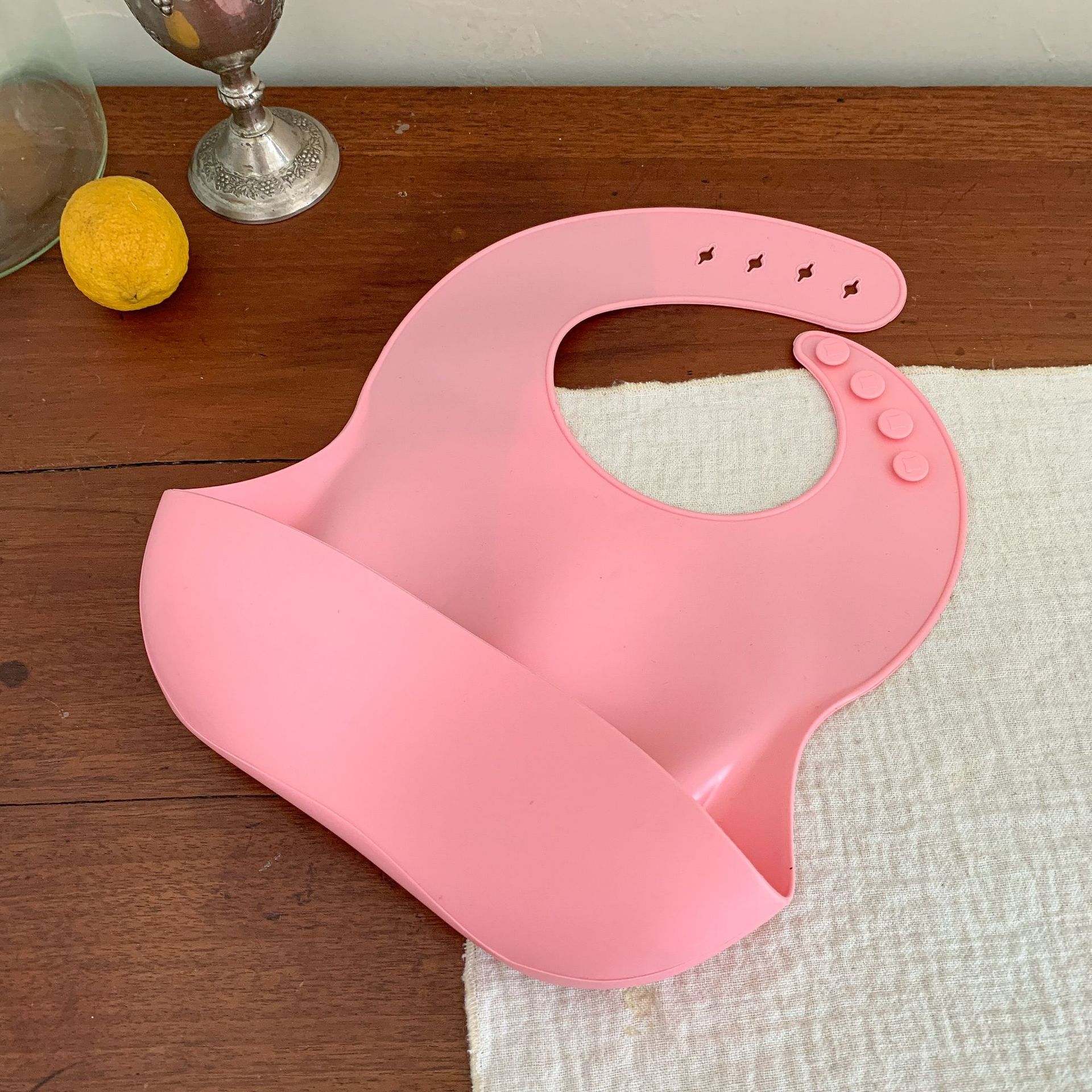 Ropa para niños de caña de pera babero de bebé de silicona para niños 2025 nuevo bebé niña alimentación toalla de saliva impermeable
