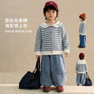 宝宝开衫外套2026新款秋季海军领上衣男女童秋装婴幼儿外出衣服
