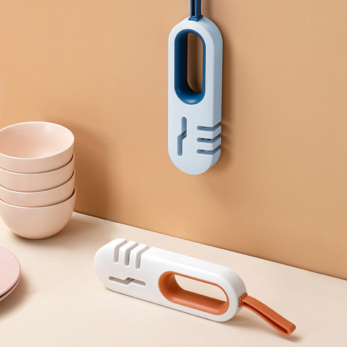 Four-in-one knife sharpener kitchen manual sharpening stone household multi-functional Nordic fast four-stage sharpening