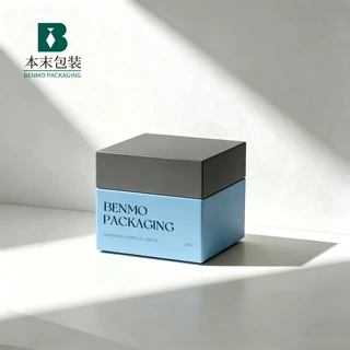 本末包装四方瓶罐子面霜瓶AS材质面膜膏霜瓶