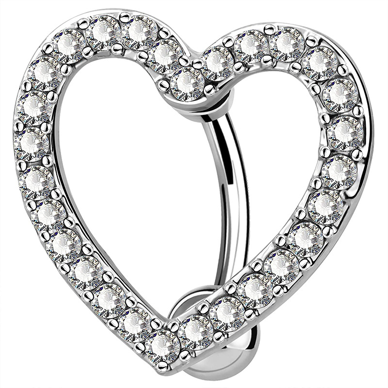 Pointed titanium steel lip stud product view