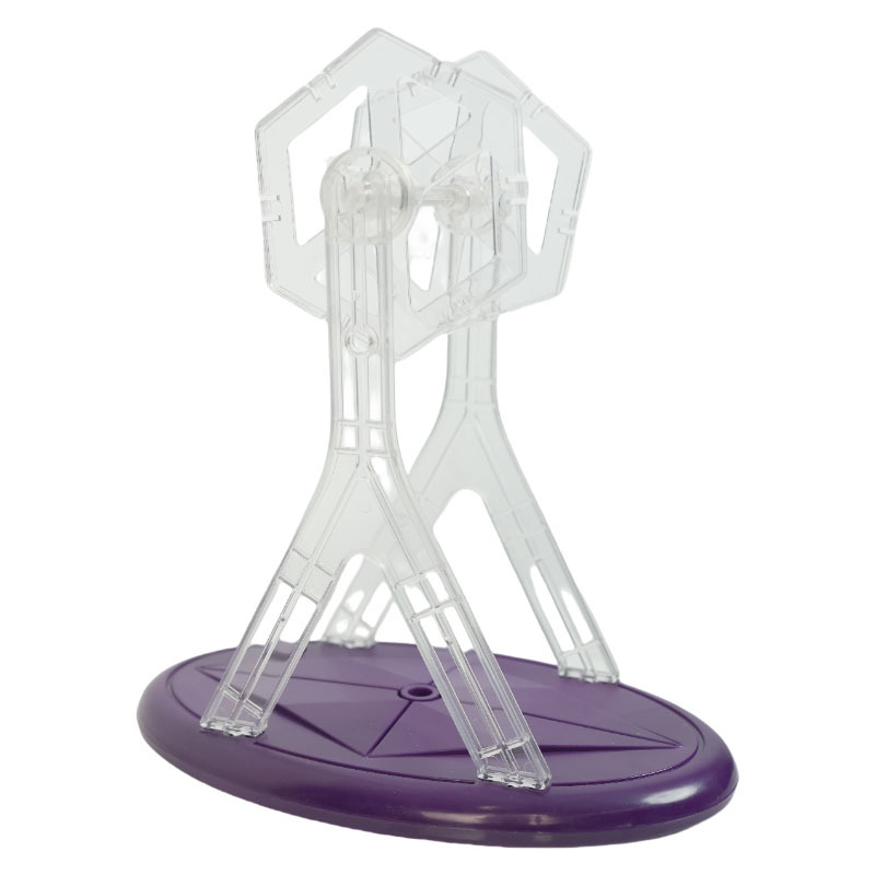 Música transfronteriza luminosa 6.5cm hoja magnética de transmisión de luz bloque magnético ensamblado de plástico soporte de rueda gigante infantil