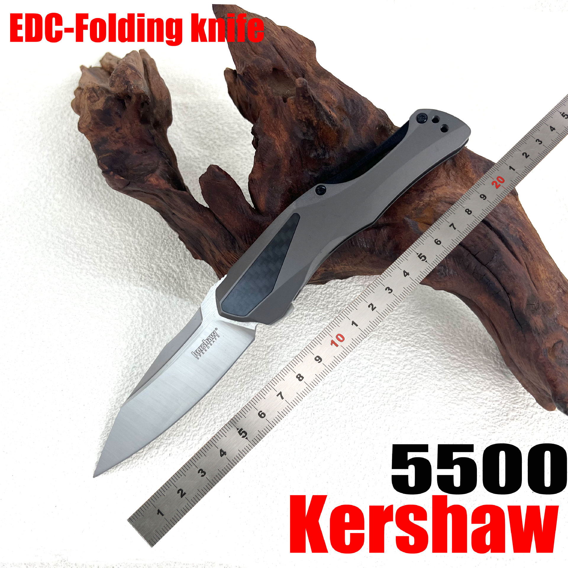 厂家热销现货卡秀5500折刀随身礼品小刀水果刀多功能野营折叠刀