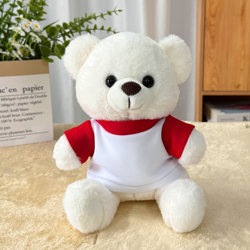 Suéter transfronterizo Teddy Bear muñecas muñecas juguetes de peluche actividad de publicidad LOGO impresión regalos de graduación escolar