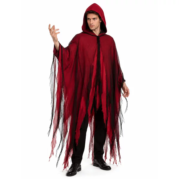 In Stock Halloween Adult and Children's Cloaks, Witch Capes, Grim Reaper Costumes, Haunted House Outfits, Horror Costumes