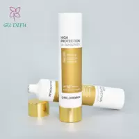 Фабрика прямых продаж электрическая алюминиевая крышка 50g косметический шланг солнцезащитный крем упаковочная трубка может быть напечатана с логотипом