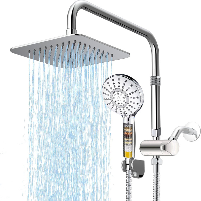 Cross-Border Foreign Trade Pressurized Shower Head Set, 9-Function Handheld Shower Head, Rain Shower Set Wholesale Cross-Border Foreign Trade Pressurized Shower Head Set, 9-Function Handheld Shower Head, Rain Shower Set Wholesale