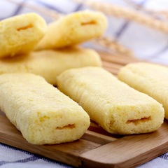 Bailike Taiwanese Flavor Rice Crisps 350g Egg Flavor Cheese Flavor Mango Flavor Carrot Flavor Full Carton 12 Bags Wholesale