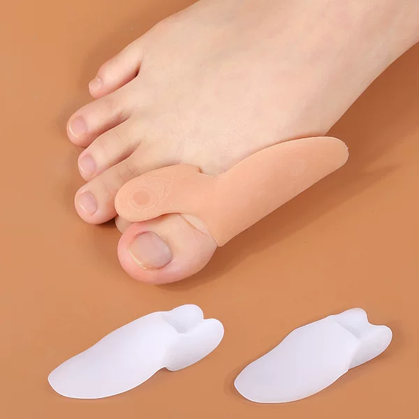 Silicone Toe Corrector for Daily Use, Orthopedic Toe Separator, Comfortable Foot Protection, Toe Separation Device