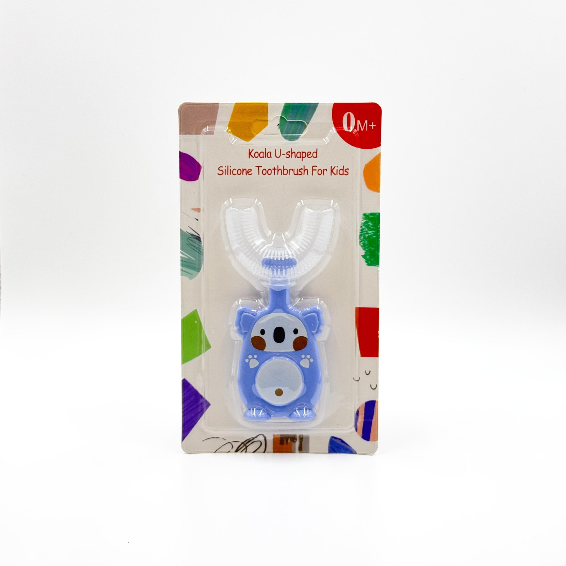 Nuevo cepillo de dientes manual infantil en forma de U cepillo de dientes de silicona bebé bucal limpieza oral manual en forma de U