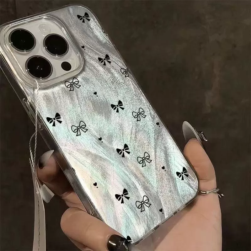 Apple, iPhone16, совместимый чехол с бантом, iPhone15 Pro, 16promax, 13promax