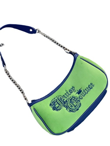  New American Retro Grass Embroidery Velvet Millennial Hot Girl Single Shoulder Handbag Vintage Crossbody Bag for Women