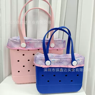 亚马逊热卖bogg包盖顶盖围口防水防尘户外防盗便携洞洞包bogg配件