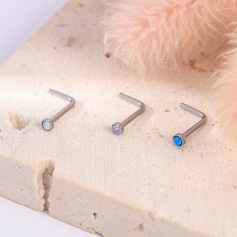 Labret stud lip piercing jewelry styling detail