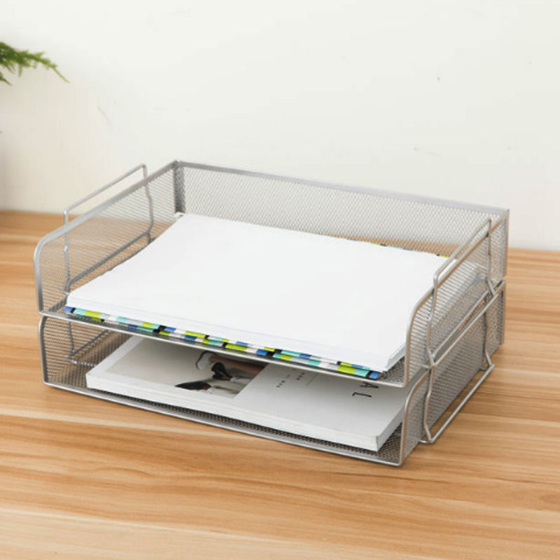 Edge-Overlapping Paper Grids Office File Rack Metal Grids Creative Office, 1 Layer 11 Yuan, 3 Layers 33 Yuan
