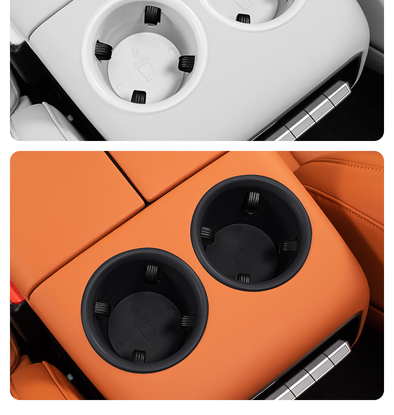 Suitable for ideal L9 cup holder l8L7 wireless charging silicone pad storage box central control protection pad automotive supplies modification