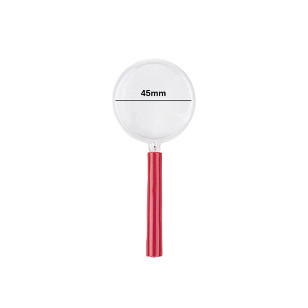 Acrylic handheld magnifying glass