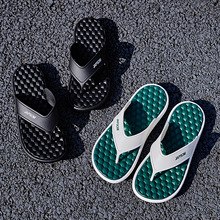 工厂直销 大码人字拖男夏按摩透气防滑外穿EVA凉拖家居洗澡拖鞋男