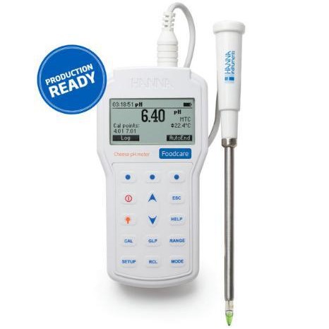 哈纳HI98165便携式pHmVºC测定仪（奶酪）酸碱度计氧化还原测试仪