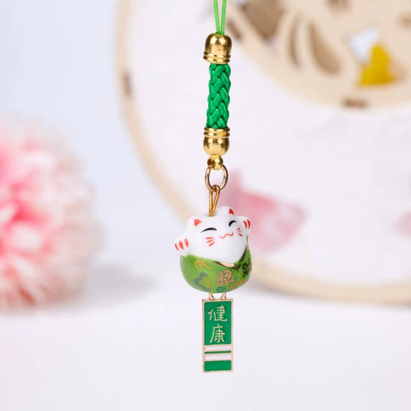 Type A Green Lucky Cat Healthy