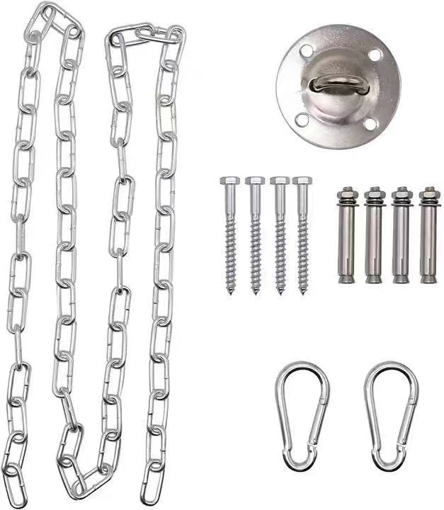 Silla Colgante de Lona con Flecos - Mecedora para Interior/Exterior, Balcón o Jardín