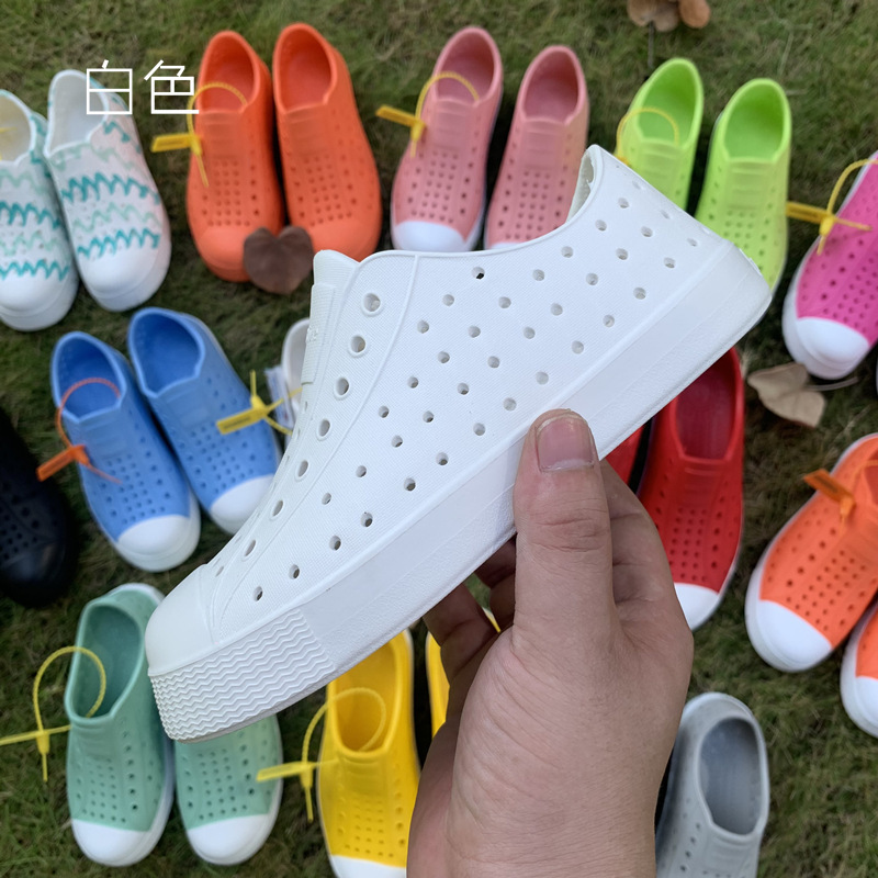 Hole shoes children shoes wholesale summer children's hole shoes boys and girls non-slip waterproof Hollow Beach Shoes sandals
