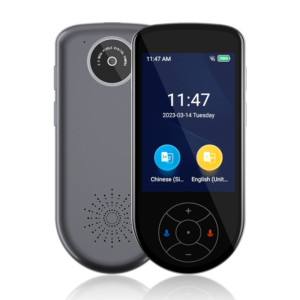 Nueva máquina de traducción V600 traductor de voz inteligente 137 idiomas 3,5 pulgadas con traducción de fotos fuera de línea