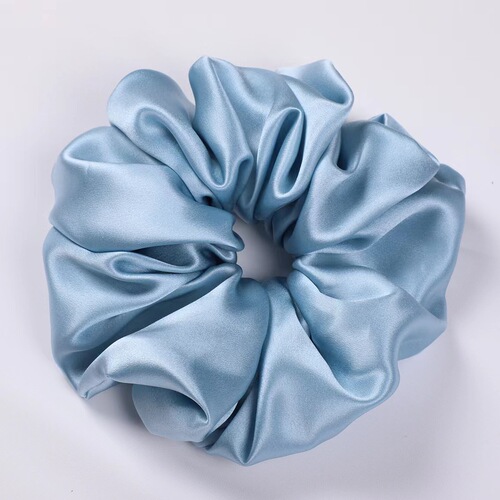 Wholesale 22mm 6cm silk hair ring large intestine ring 100% mulberry silk heavy high-end headband hair rope hair accessories
