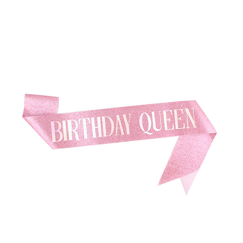 Corona para reina de cumpleaños, diadema con pedrería y letras BIRTHDAY QUEEN, decoración para fiestas