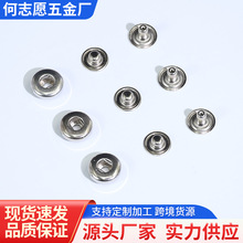 金属纽扣四合扣衣服服饰辅料圆形下三件子母扣黄铜不锈钢制品