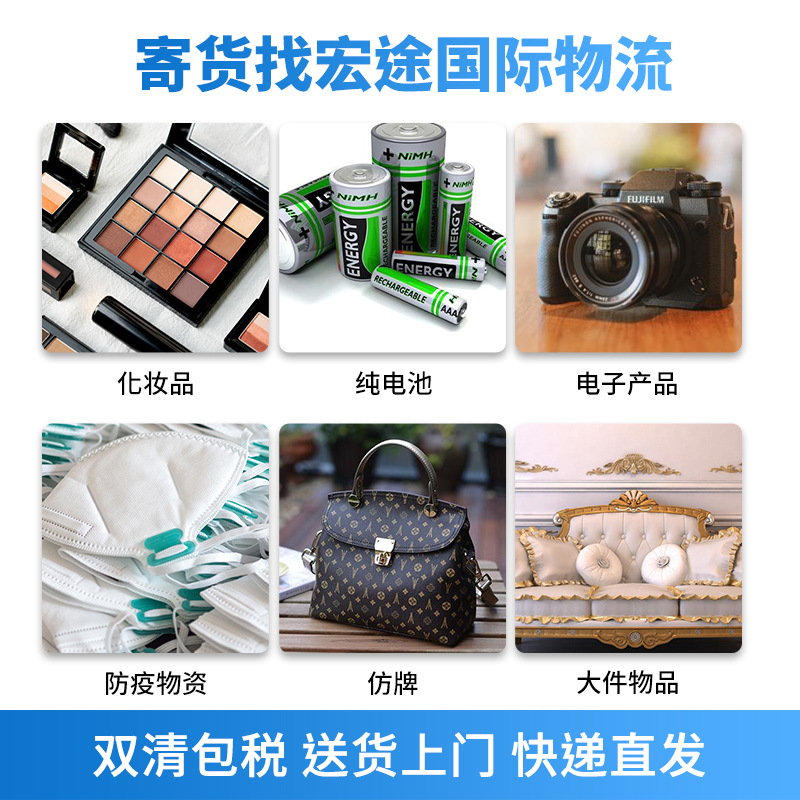 国际快递物流美国海外仓代发海空运美森快船运输专线双清包税到门