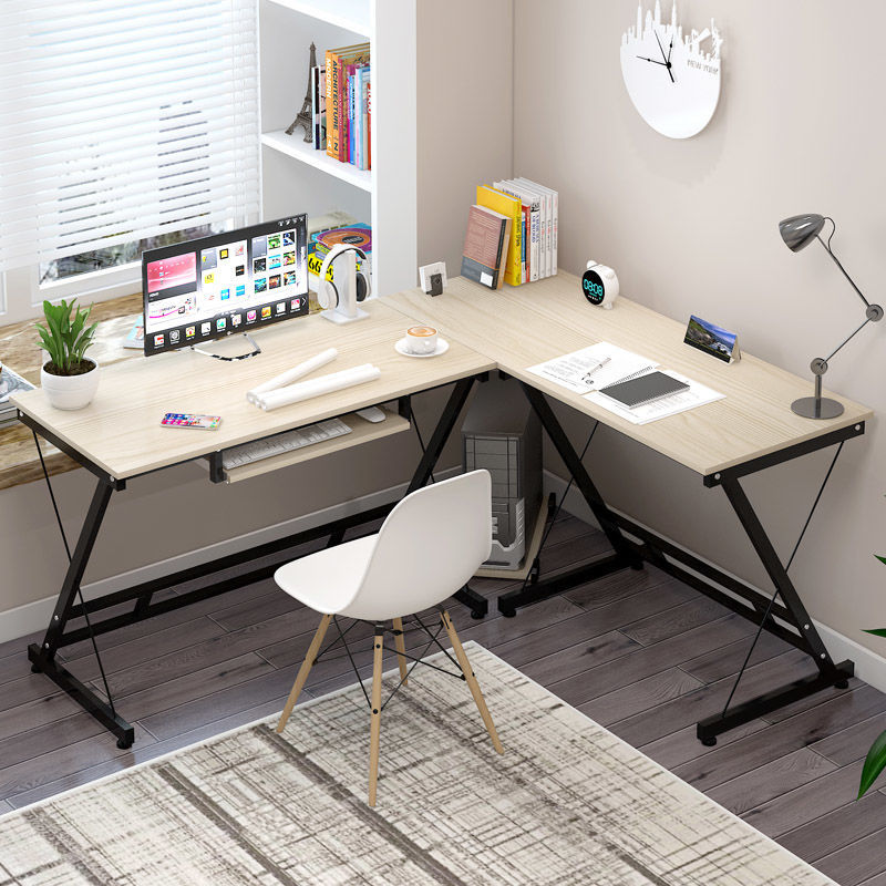 escritorio de dormitorio de casa pequeña escritorio de escritorio simple moderno escritorio de escritorio de esquina escritorio de computadora