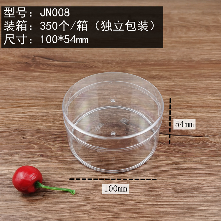 Tiramisú caja de plástico transparente galletas supermercado postre pastel mousse soja leche Jujube embalaje caja delgada