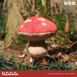 新款迷宫饭走路蘑菇毛绒玩偶车载挂件卡通动漫周边谷子礼物批发