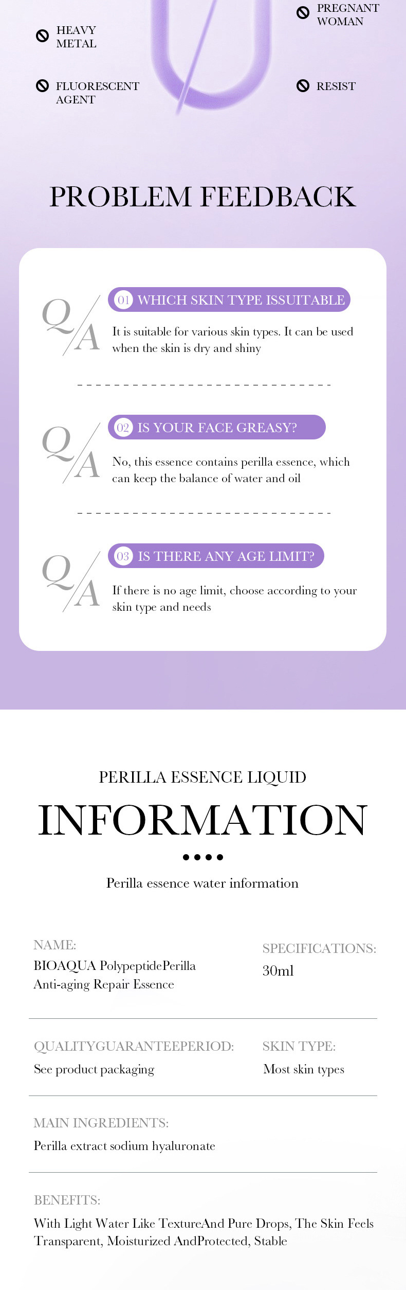 Polypeptide Perilla Anti-aging Repair Essence Moisturising Face_voghion.com