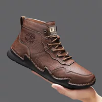 Ботинки (Martens) натуральная кожа, утеплённые, высокий голеностоп, размеры 38–46