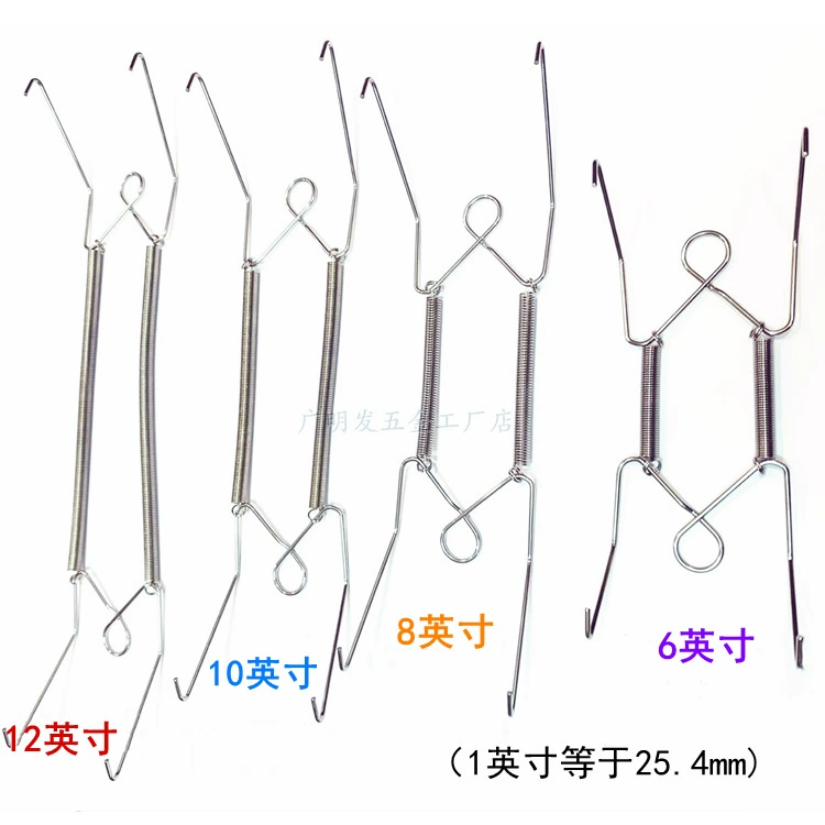 6-дюймовый диск с W-образным декоративным дисковым крючком Невидимый пружинный крючок дисковый крючок серебряный крючок запатентованный продукт пружинный крючок