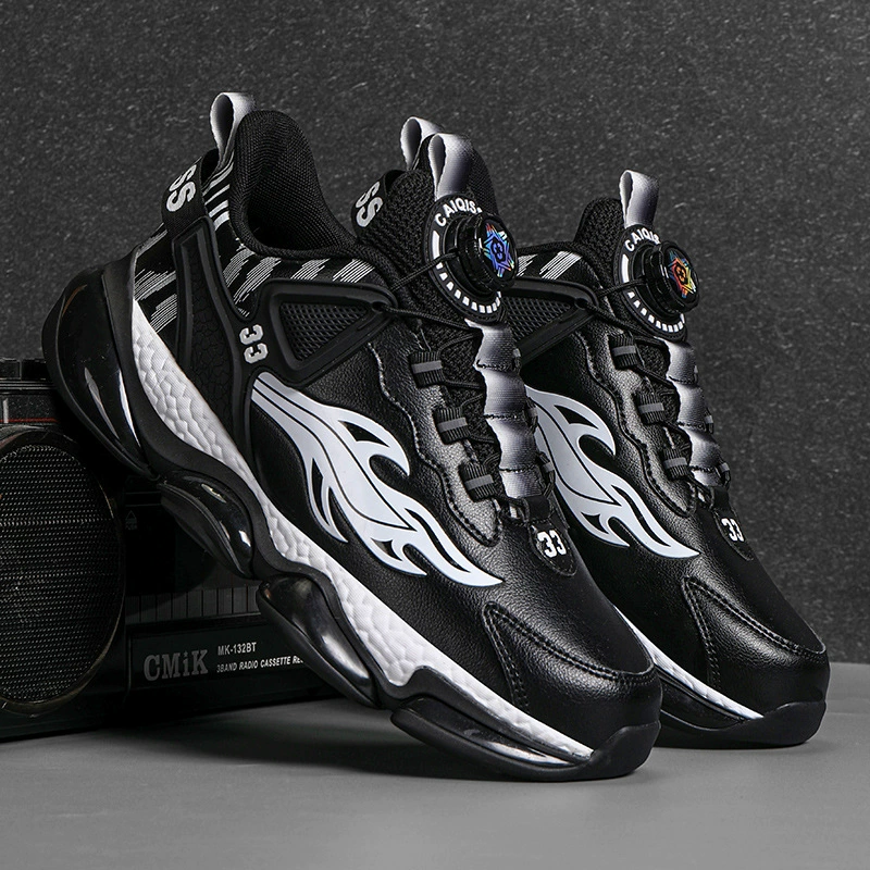 Новые наружные кожаные кроссовки легкие амортизирующие кроссовки сетчатые попкорн баскетбольные кроссовки с вращающейся пряжкой для пар