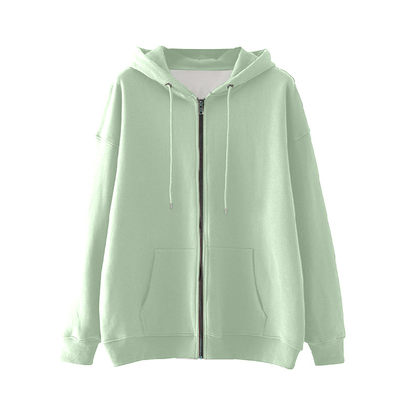 开衫卫衣定制秋冬加绒拉链帽衫工作服活动团建服饰广告衫订做跨境|undefined