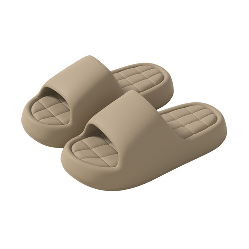 Eva Simple Cool Slippers Summer Women Home Indoor Thick Insoles Comfortable Soft Sole Bathroom Couple Outdoor Wear Men