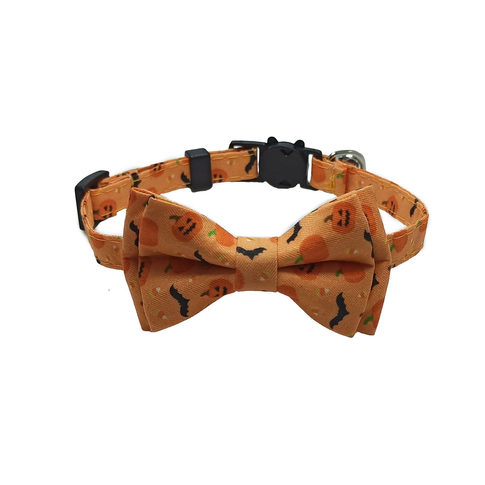 Nœud papillon citrouille orange / Largeur XS 1.0 réglage maximum 28m