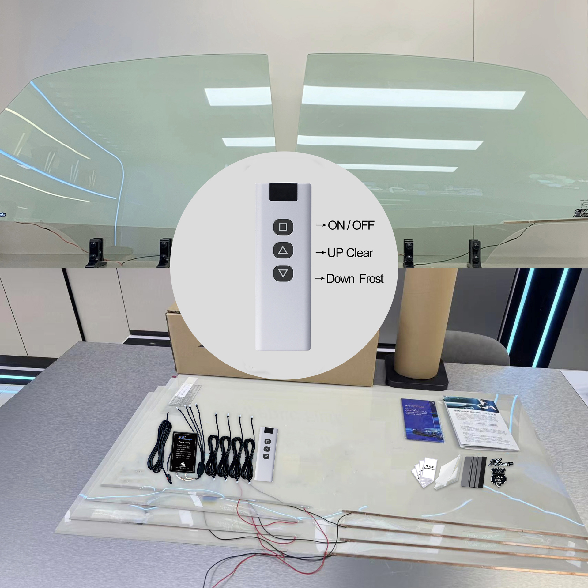 Car Smart Dimming Film Can Control the Change of the Window Film, Invisible Window Film, Privacy Window Film